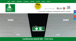 Desktop Screenshot of emergencylightingconference.com